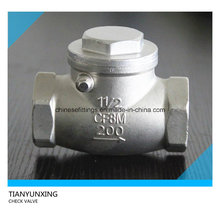 Wog200 Ss316 Swing Female NPT Threaded Check Valve